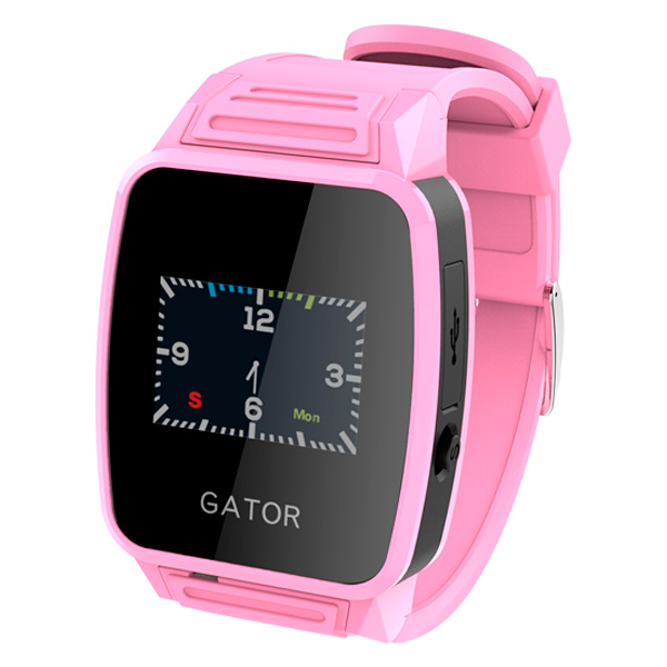Часы с GPS трекером Gator Caref Watch WH01 розовый фото