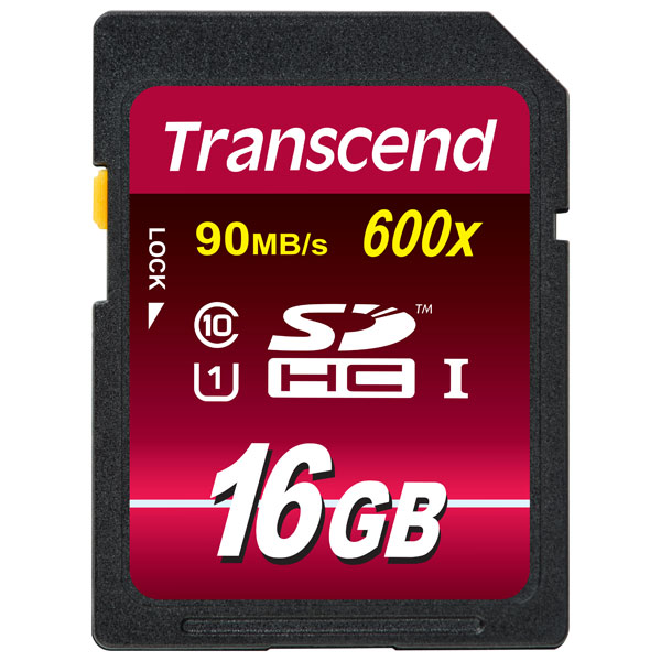 Карта памяти SDHC Transcend TS16GSDHC10U1