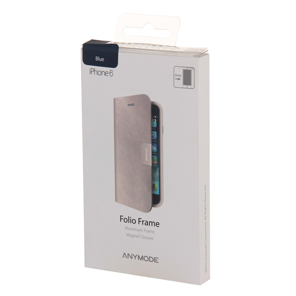 Чехол AnyMode Folio Frame Blue (FABL002KBL)