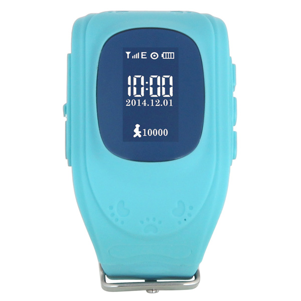Часы с GPS трекером Кнопка Жизни К911 голубой