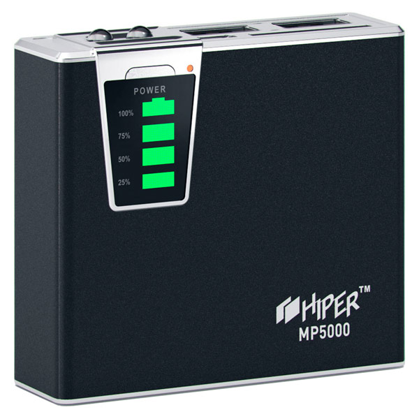 Внешний аккумулятор HIPER MP5000 Black 5000 mAh фото
