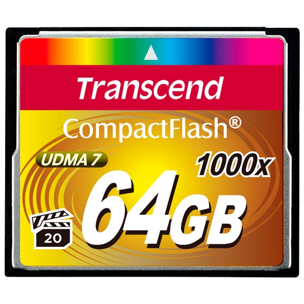 Карта памяти CompactFlash Transcend TS64GCF1000 фото