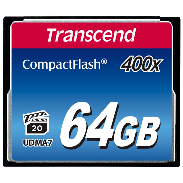 Карта памяти CompactFlash Transcend TS64GCF400