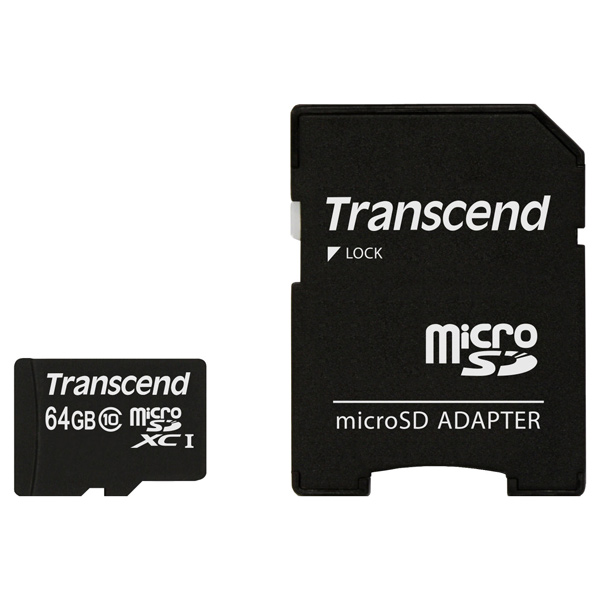 Карта памяти MicroSD Transcend TS64GUSDXC10 фото