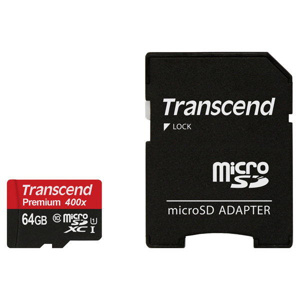 Карта памяти MicroSD Transcend TS64GUSDU1 фото