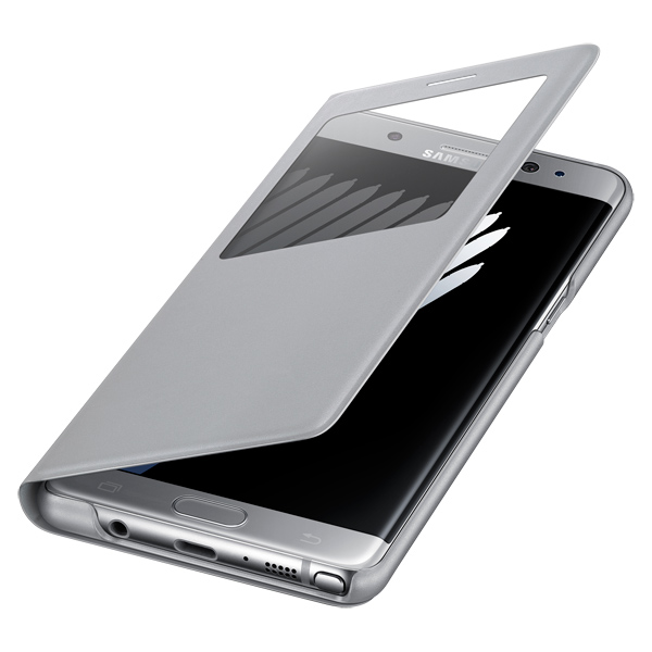 Чехол Samsung S View Cover Note 7 Silver (EF-CN930PSEGRU)