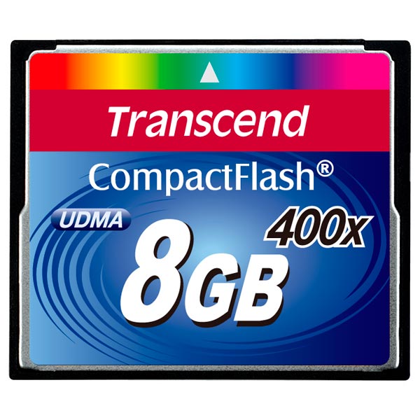 Карта памяти CompactFlash Transcend TS8GCF400 фото