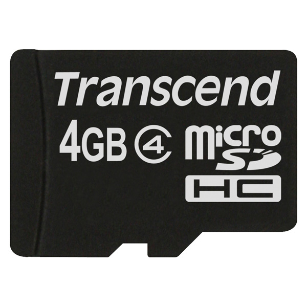 Карта памяти MicroSD Transcend TS4GUSDC4 фото