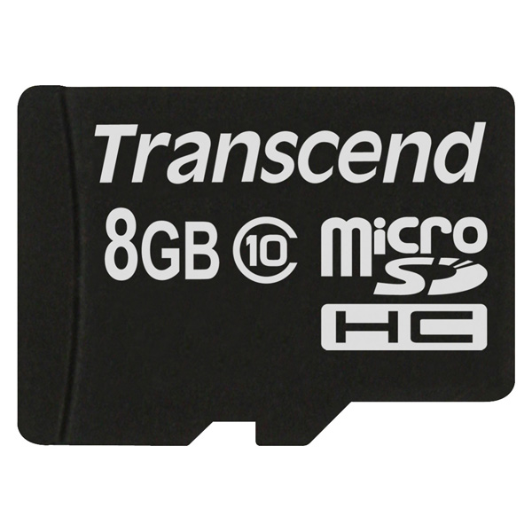 Карта памяти MicroSD Transcend TS8GUSDC10 фото