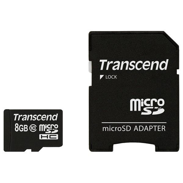 Карта памяти MicroSD Transcend TS8GUSDHC10