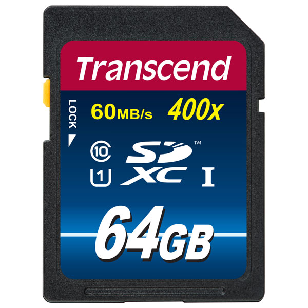 Карта памяти SDHC Transcend TS64GSDU1