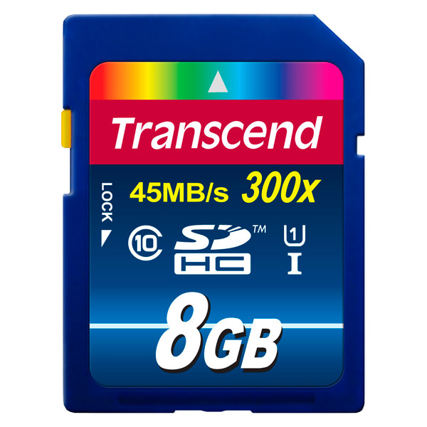 Карта памяти SDHC Transcend TS8GSDU1 фото