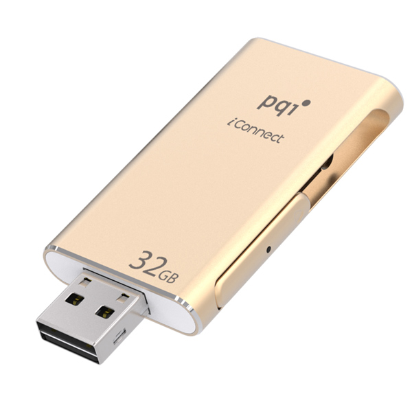 Флеш-диск для Apple PQI iConnect 32GB Gold (6I01-032GR3001)
