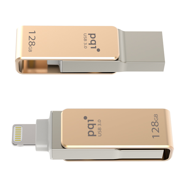 Флеш-диск для Apple PQI iConnect mini 128GB Gold (6I04-128GR2001)