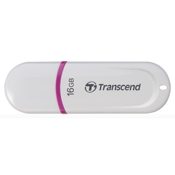 Флеш-диск Transcend JetFlash 330 16GB белый/лиловый (TS16GJF330) фото