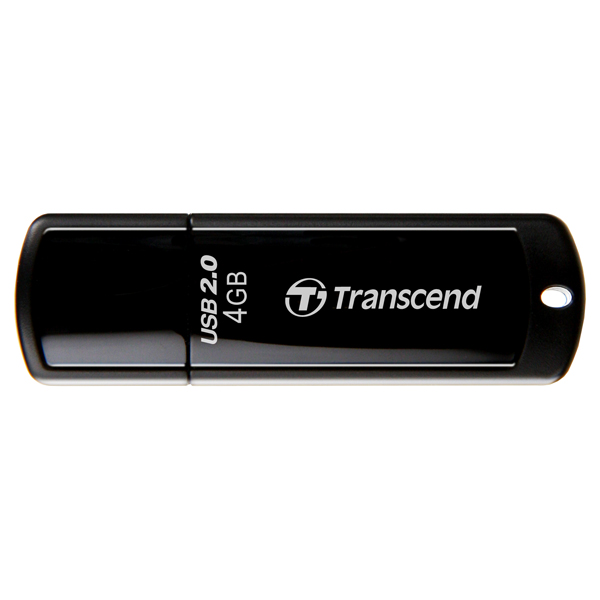Флеш-диск Transcend JetFlash 350 4GB черный (TS4GJF350) фото