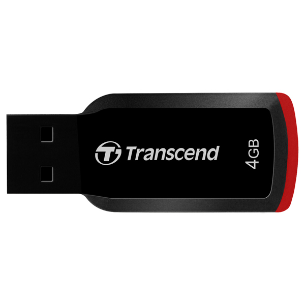 Флеш-диск Transcend JetFlash 360 4GB черный/красный (TS4GJF360)