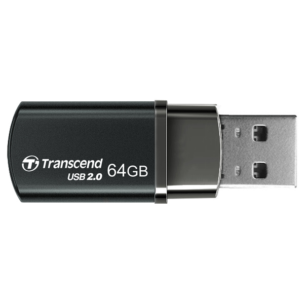 Флеш-диск Transcend JetFlash 320 64GB черный (TS64GJF320K)