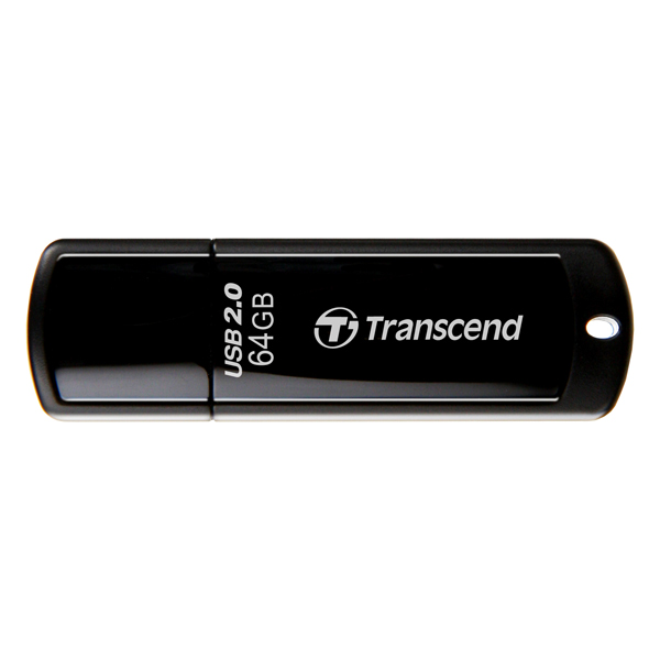 Флеш-диск Transcend JetFlash 350 64GB черный (TS64GJF350)