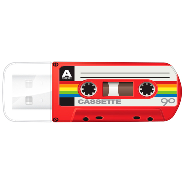Флеш-диск Verbatim Mini Casette Edition Red 16GB (49398)