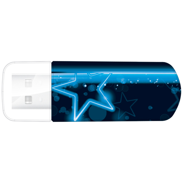 Флеш-диск Verbatim Mini Neon Edition Blue 16GB (49395)