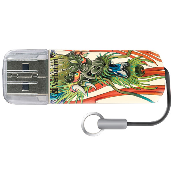 Флеш-диск Verbatim Mini Tattoo Edition "Дракон" 32GB (49899)