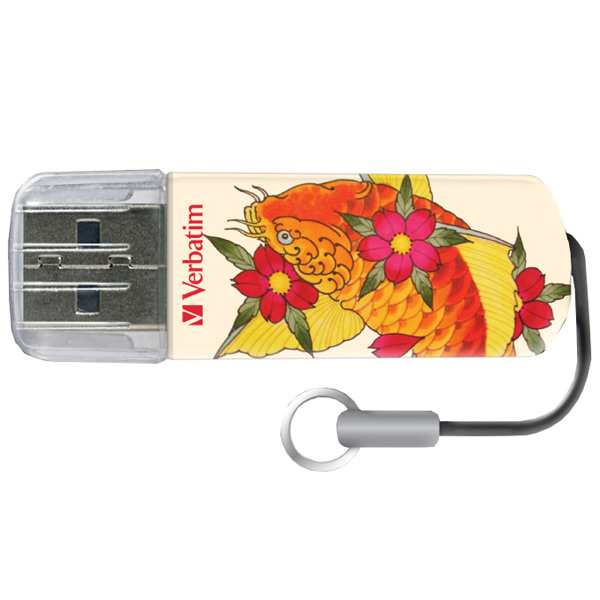 Флеш-диск Verbatim Mini Tattoo Edition "Рыба" 8GB (49882)