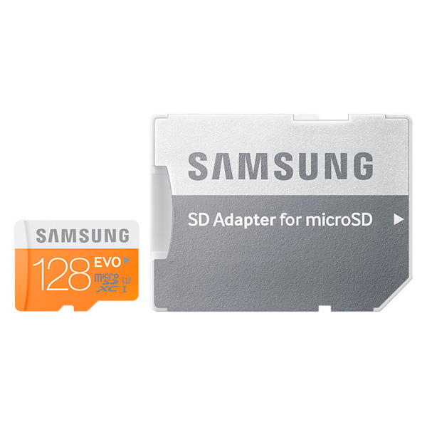 Карта памяти MicroSD Samsung EVO MB-MP128DA/RU фото
