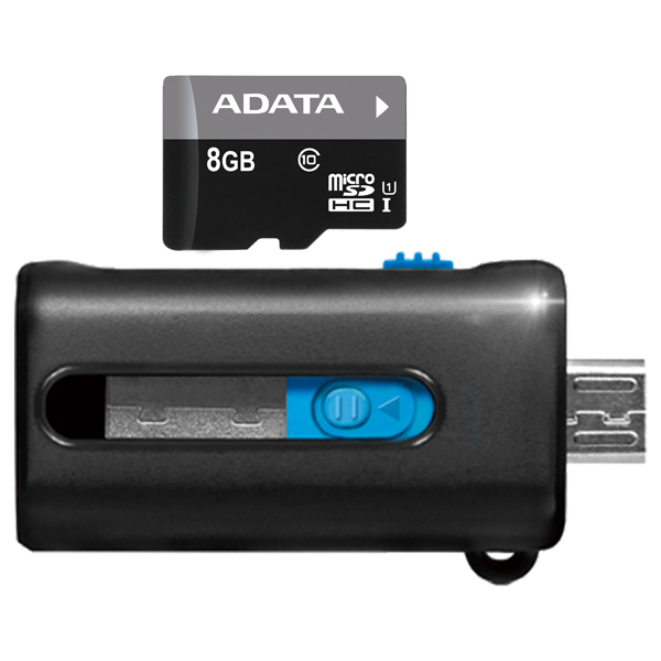 Карта памяти MicroSD ADATA AUSDH8GUICL10-ROTGMBK