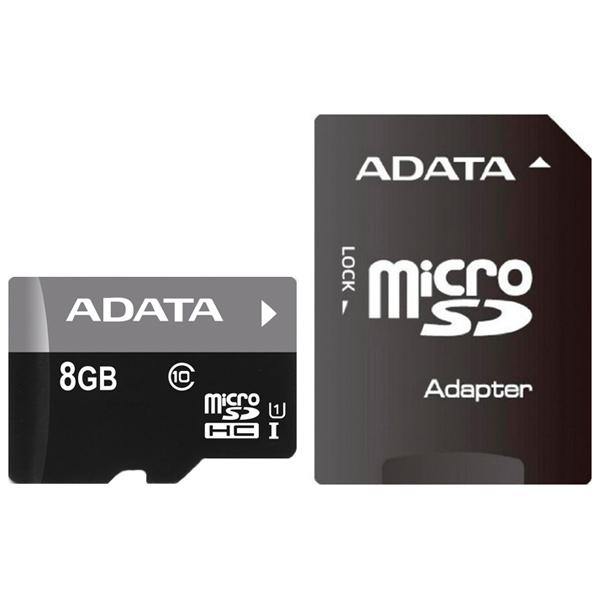 Карта памяти MicroSD ADATA AUSDH8GUICL10-RA1 фото