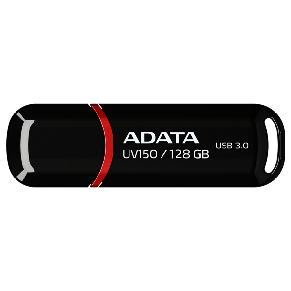 Флеш-диск ADATA UV150 Black 128GB (AUV150-128G-RBK) фото