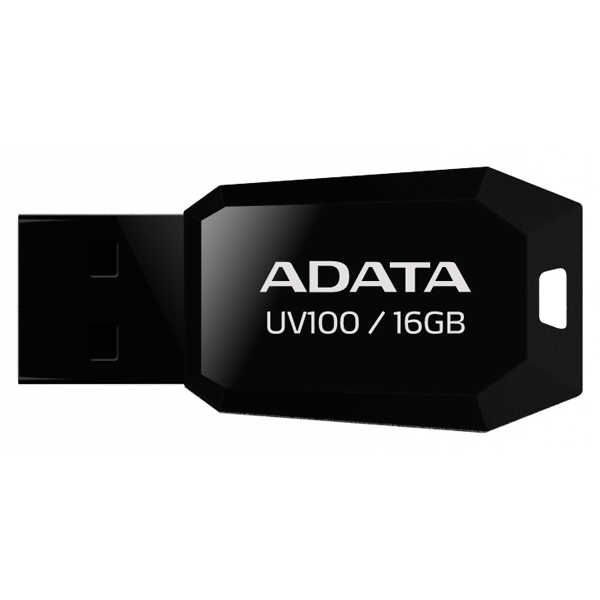 Флеш-диск ADATA 16GB UV100 Black (AUV100-16G-RBK)