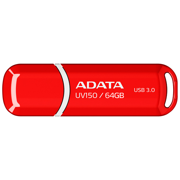 Флеш-диск ADATA UV150 Red 64GB (AUV150-64G-RRD) фото