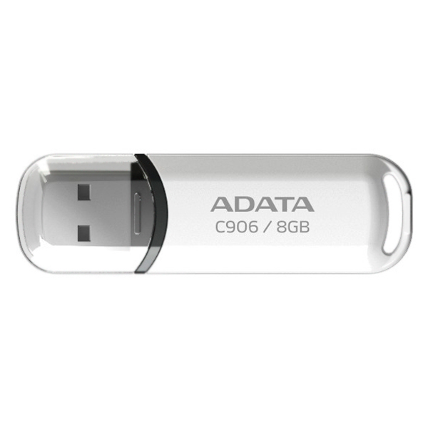 Флеш-диск ADATA Classic C906 White 8GB (AC906-8G-RWH)
