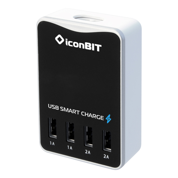 Сетевое зарядное устройство iconBIT 4 USB 2.4A + 2.4A + 1A + 1A (FTB4U6T) фото
