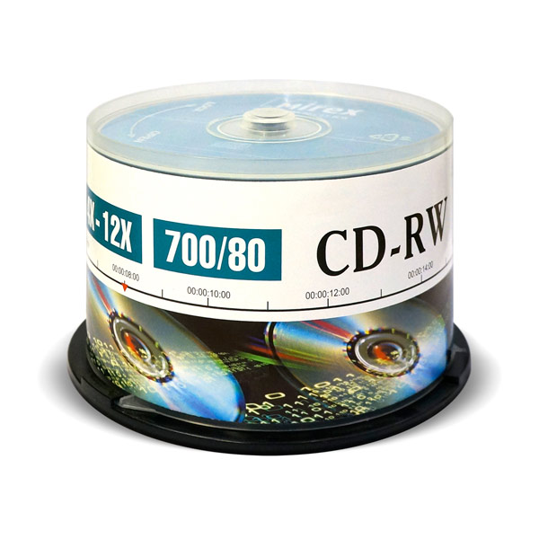 CD-RW диск Mirex 700Mb 12х Cake Box 50 шт. (204169)
