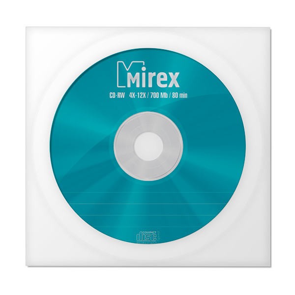 CD-RW диск Mirex 700Mb 12х (1050253) фото
