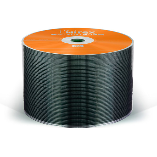 DVD+R диск Mirex 4.7Gb 16x Shrink 50 шт. (207924) фото