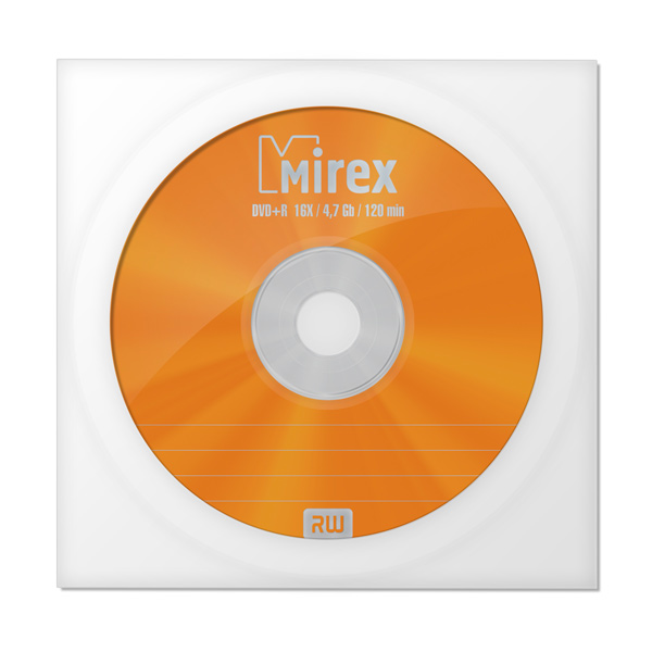 DVD+R диск Mirex 4.7Gb 16x (205135) фото