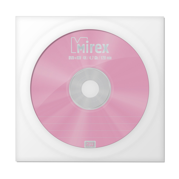 DVD+RW диск Mirex 4.7Gb 4x (1050444)