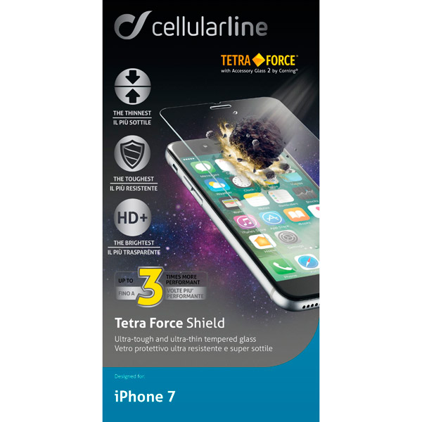 Защитное стекло Cellular Line для iPhone 7 (TETRAGLASSIPH747) фото
