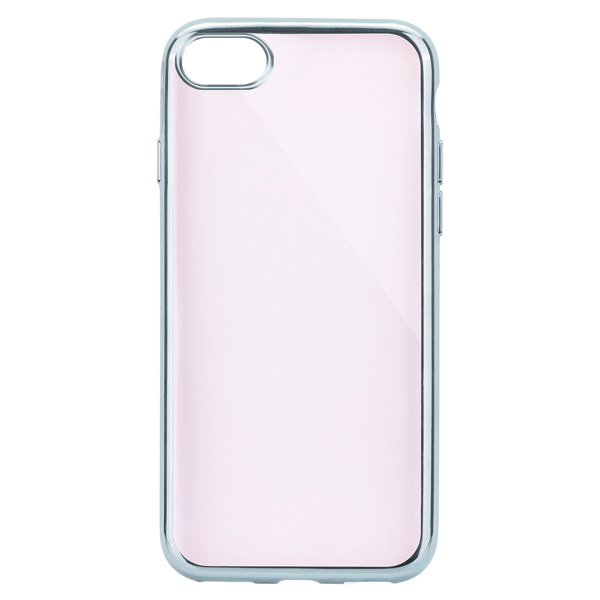 Чехол InterStep Frame для iPhone 7 серебристый