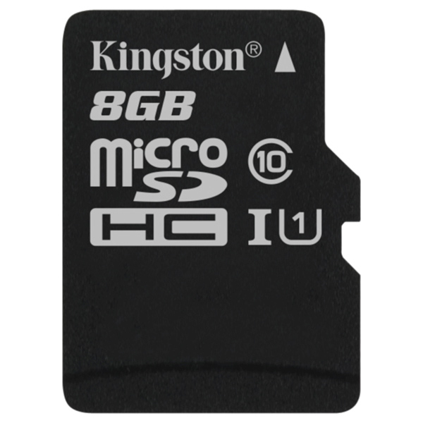 Карта памяти MicroSD Kingston SDC10G2/8GBSP фото