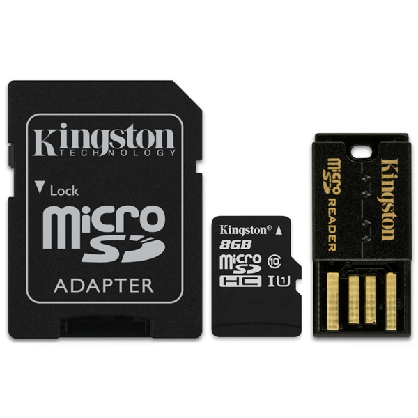 Карта памяти MicroSD Kingston MBLY10G2/8GB фото