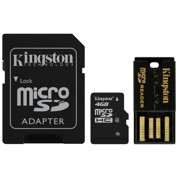 Карта памяти MicroSD Kingston MBLY4G2/4GB