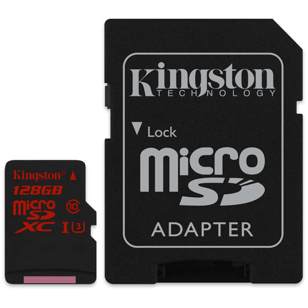 Карта памяти MicroSD Kingston SDCA3/128GB