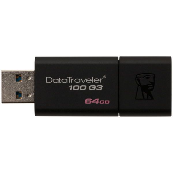 Флеш-диск Kingston DataTraveler 100 G3 64GB фото