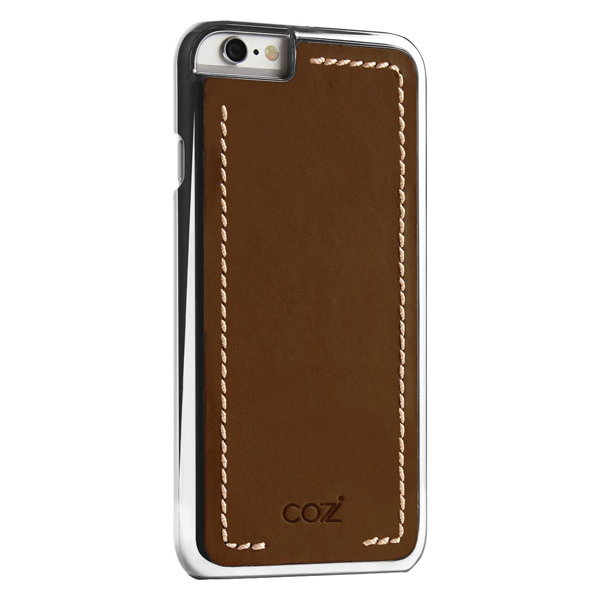 Чехол Cozistyle для iPhone 6s темно-коричн/серебряный (CLCC6012)