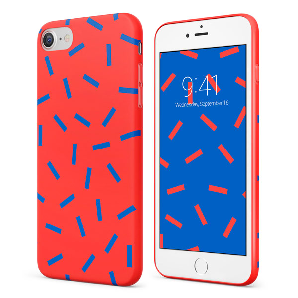 Чехол Vipe для Apple iPhone 7 Pop красный (VPIP7POP6) фото