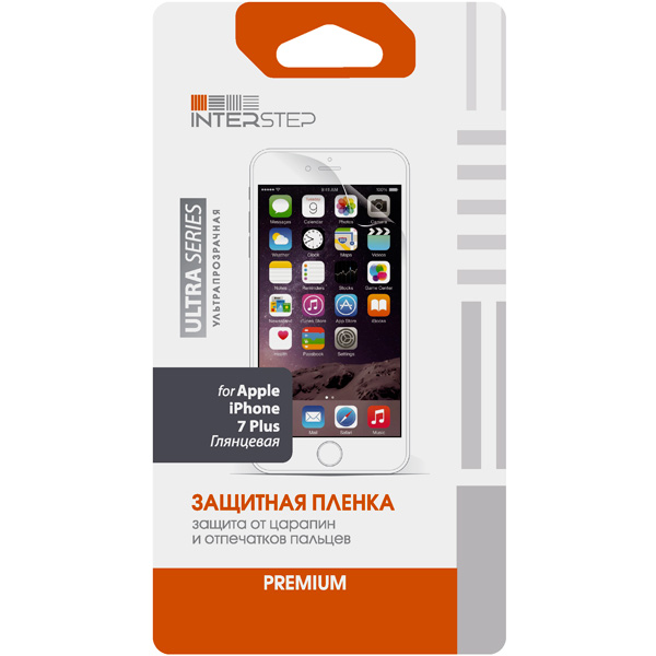 Плёнка для iPhone InterStep для iPhone 7 Plus Ultra (IS-SF-IPH7PLUCL-000B201) фото